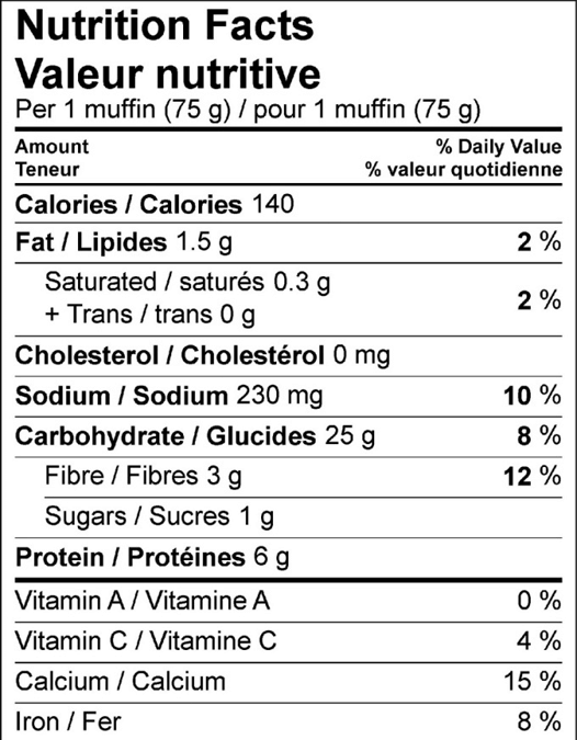 Whole Wheat English Muffins CIBL